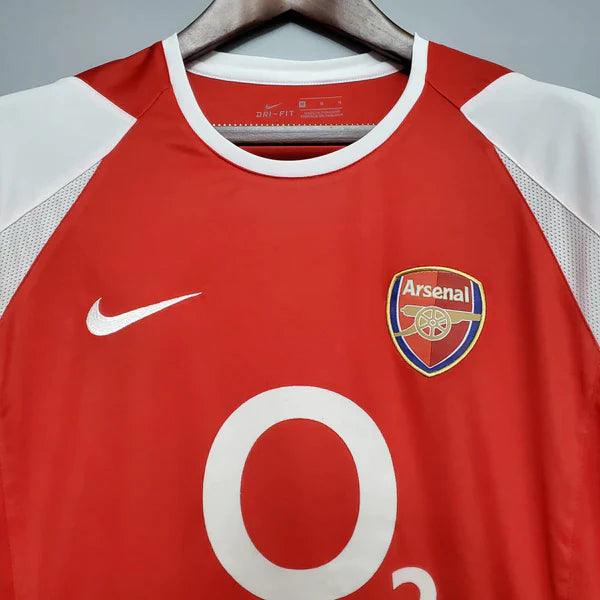 camisa-arsenal-titular-I-2002-vermelho-branco-thierry-manga-curta-branca-gunners-retro-retrô