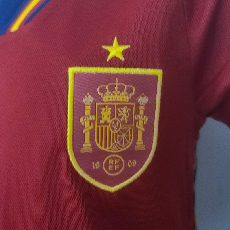 Kit Infantil Futebol Espanha Copa Do Mundo 2022