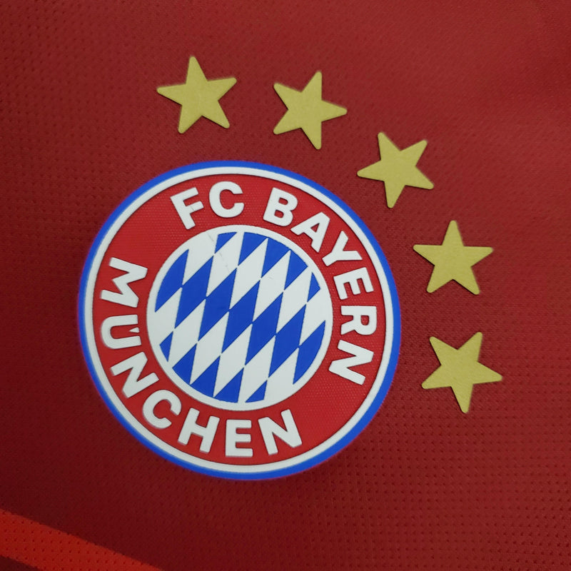 Camisa Bayern de Munich Adidas - Versão Torcedor 21/22 Vermelha e Branco