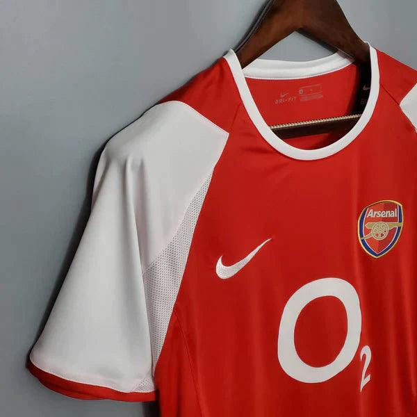 camisa-arsenal-titular-I-2002-vermelho-branco-thierry-manga-curta-branca-gunners-retro-retrô