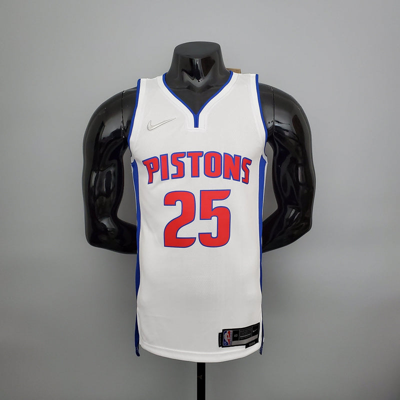 Camiseta Esportiva Detroid Pistons Aniversario 75 Anos