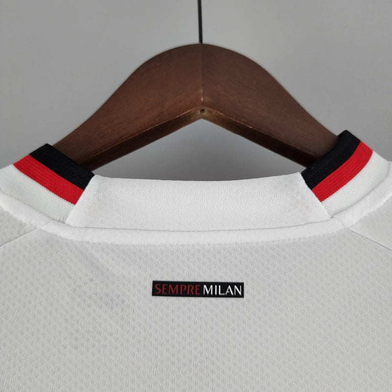 Camisa Milan Away Puma - Versão Torcedor 22/23 Branco e Vermelho